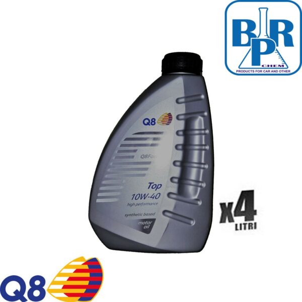 4 LITRI OLIO MOTORE AUTO Q8 FORMULA TOP 10W40 SEMI-SINTETICO (LT.4)