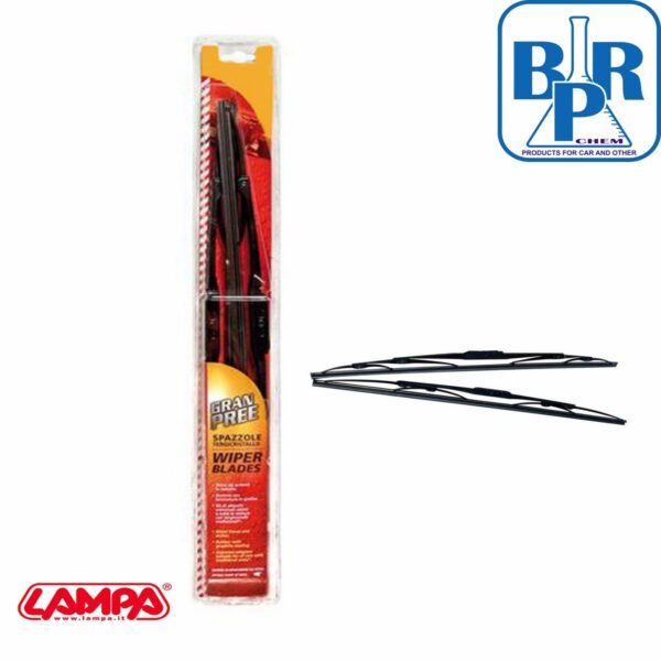 COPPIA SPAZZOLE TERGICRISTALLO ANTERIORI CLASSICHE CITROEN C2 DAL 10/03 AL 03/10
