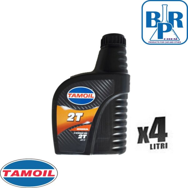 4 LITRI OLIO MOTORE MOTO SCOOTER PER MISCELA TAMOIL 2T MINERALE API TC (LT.4)