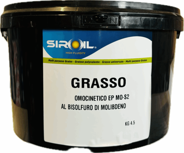 GRASSO OMOCINETICO  SIROIL4,5 KG PER INDUSTRIA MEZZI AGRICOLI