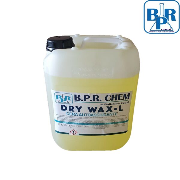 TANICA DA 10 LITRI BPR DRY WAX L CERA AUTO ASCIUGANTE LAVAGGIO PROFESSIONALE